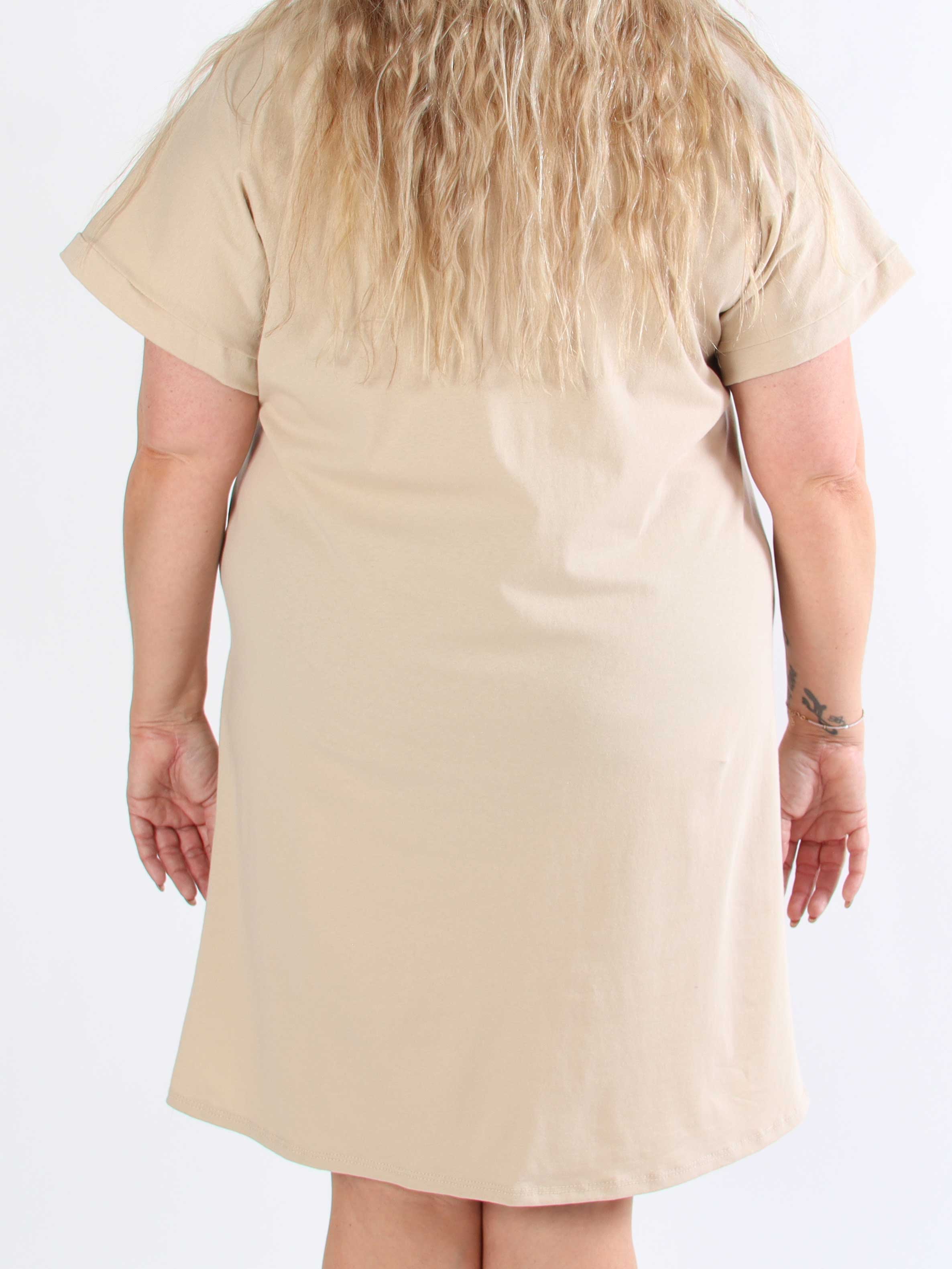 Tasmine - Plus size brooklyn t-shirt kjole i blødt bomuld